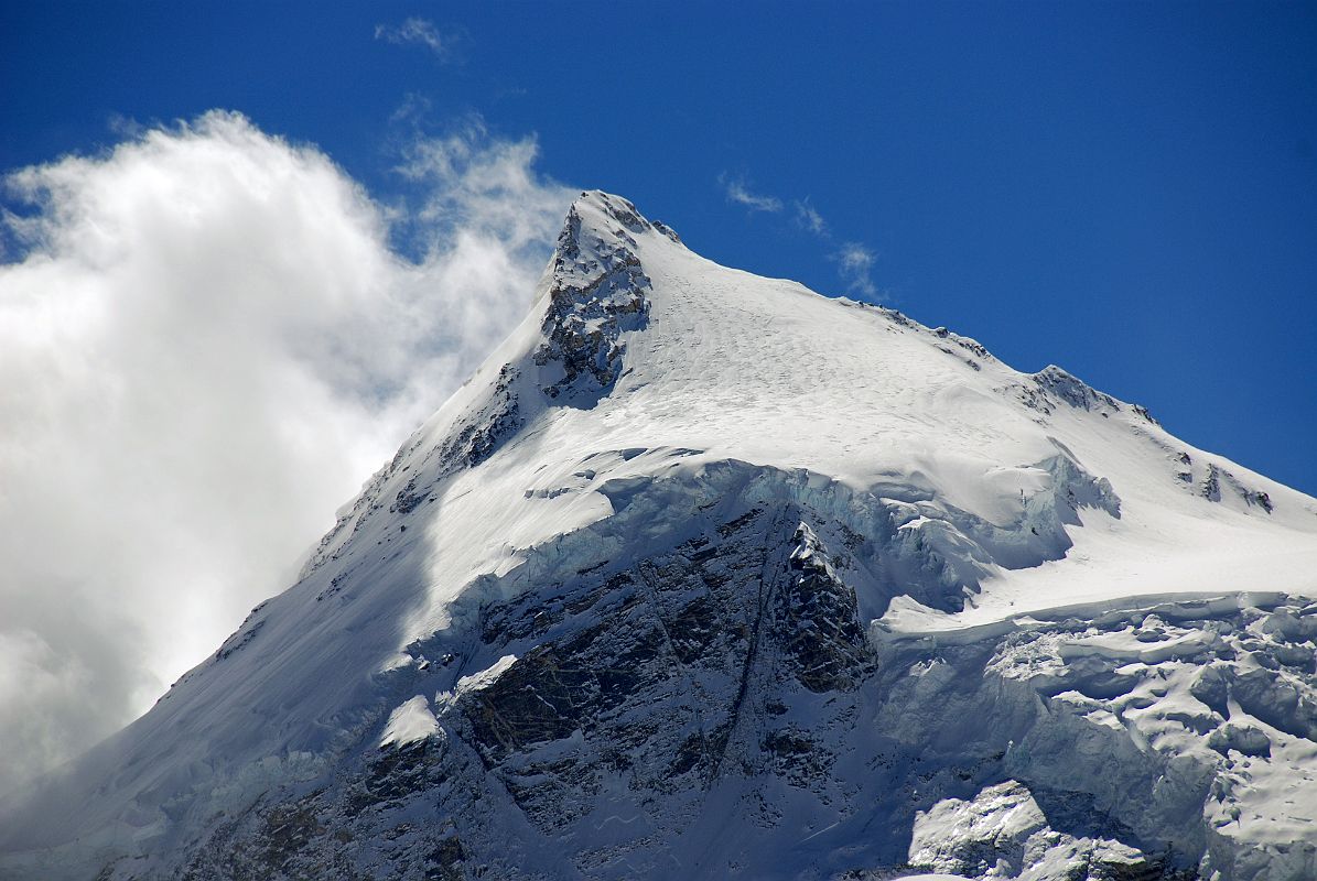 28 Phola Gangchen Close Up From Ridge Above Shishapangma North Advanced Base Camp Phola Gangchen (7661m) close up from the ridge (5790m) above Shishapangma North Advanced Base Camp.